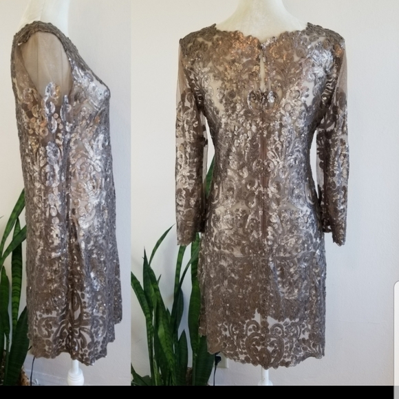 Anthropologie Dresses & Skirts - Yoana Baraschi Beau Rivage sequin Cocktail dress